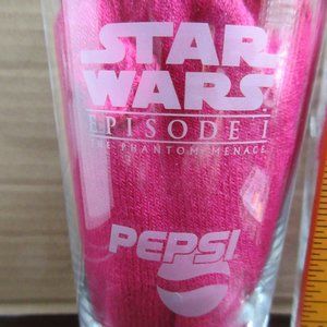 Star Wars Episode 1 Phantom Menace Pepsi Premiums 16 oz. set of 2 glasses